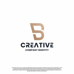 initials letter B logo design inspiration