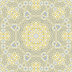 Tile azulejos mosaic seamless pattern, oriental ethnic patchwork