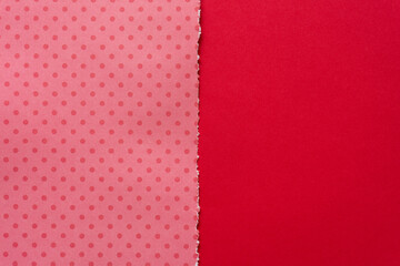 red and pink dot pattern background