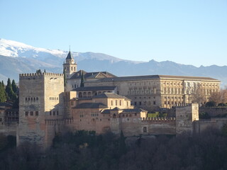 [Spain] The Alhambra seen from Plaza de San Nicolas (Granada)