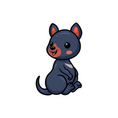 Cute little tasmanian devil cartoon
