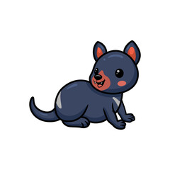 Cute little tasmanian devil cartoon