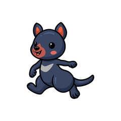 Cute little tasmanian devil cartoon