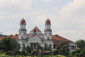 The Lawang Sewu building is a historic building that has many doors