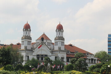 The Lawang Sewu building is a historic building that has many doors