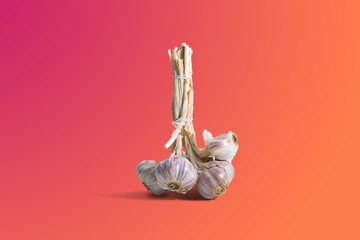 Garlic. The concept of using garlic in dishes, eating spicy, strong foods.