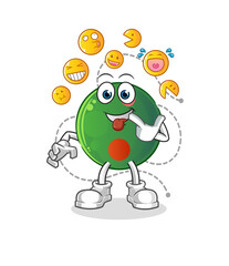 bangladesh flag laugh and mock character. cartoon mascot vector