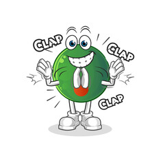 bangladesh flag applause illustration. character vector