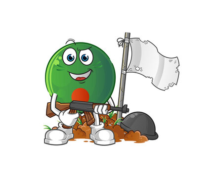 recommend clip art: bangladesh flag army character. cartoon mascot vector