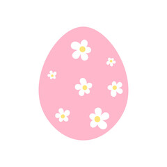 Easter eggs. Cute decoration. Vector isolated illustration. Concept of the Happy Easter holiday.