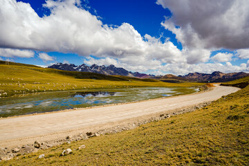 Horizonte junto a la carretera