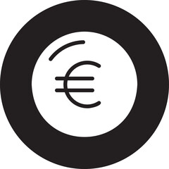 euro glyph icon