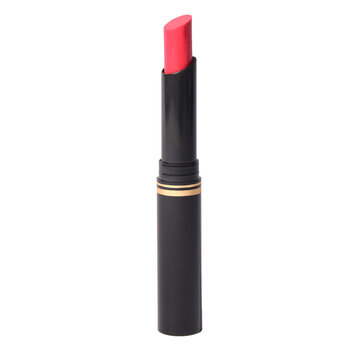 L&aacute;piz labial color rojo con vivos en dorado 