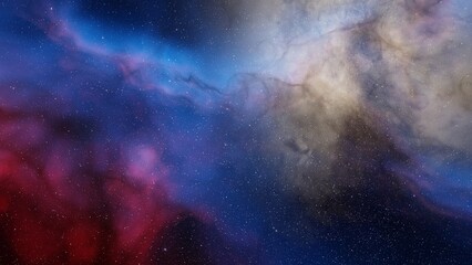 nebula gas cloud in deep outer space