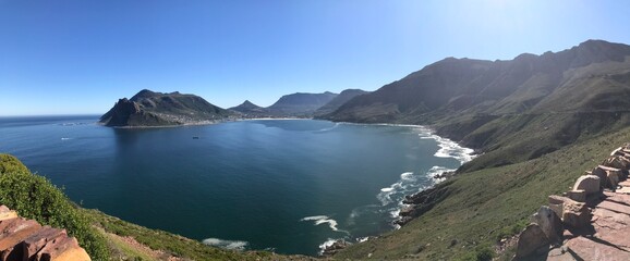 Obraz premium View from Hout Bay in Cape Town, South Africa