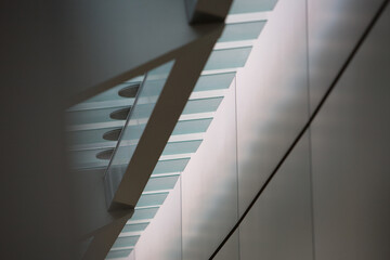 Fototapeta premium architectural details at shopping mall in Tokyo, Japan