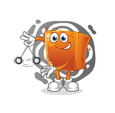 recommend clip art: brick hypnotizing cartoon. cartoon mascot vector