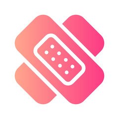 band aids gradient icon