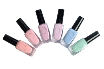 Esmalte para uñas colores pastel