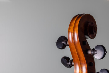 close up of violin