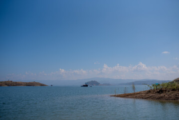 fishing village on the river.