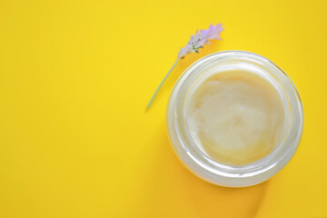 Lip balm of natural ingredients.