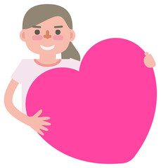 Mother's Day gift illustration for various graphic design and advertising applications