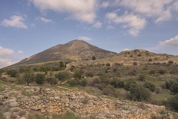 Mycenae Ruins,  Peloponnes, Greece