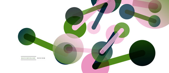 Network concept abstract background. Dots connection. Big data idea. Business template for wallpaper, banner, background or landing