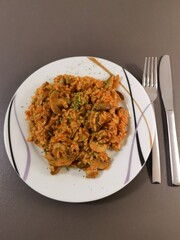 rice with pork