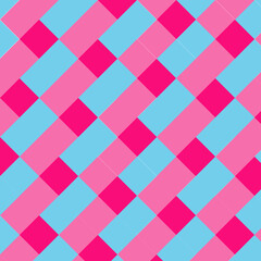pink and blue square design for decorating, wallpaper, fabric, tile, carpet, clothing,tablecloth,backdrop and etc.vector illustration.
