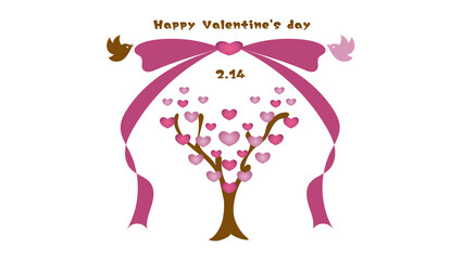 バレンタインデザインイラスト1