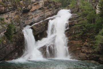 Obraz premium Fast Flow, Waterton Lakes National Park, Alberta