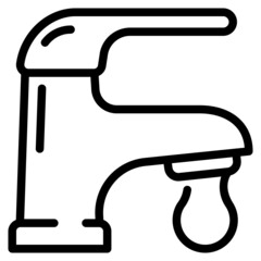 faucet Icon Illustration