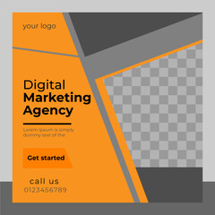 new social media post design templat