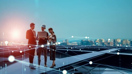 Business network concept. Group of businessperson. Teamwork. Human resources.