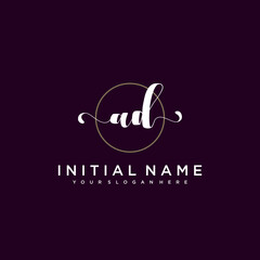 AD Beautiful handwriting logo or wedding monograms collection