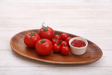 トマトケチャップとトマト