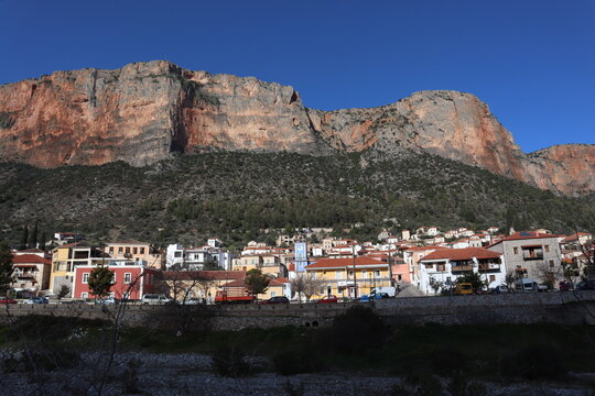 view on leonidio, Peloponnes, Greece