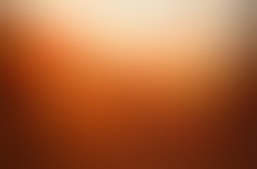 Orange brown shades blurred empty background with diffused light effect on top.