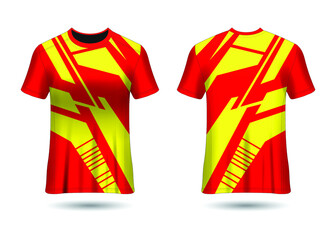 Sports Racing  Jersey Design Vector