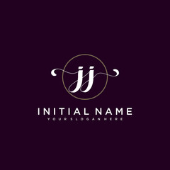 JJ Beautiful handwriting logo or wedding monograms collection