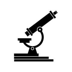 Simple microscope line icon. Stroke pictogram. Vector illustration isolated on a white background. Premium quality symbol. Vector sign for mobile app and web sites.