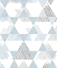 Seamless triangle, pyramid, shape design, textile design, textile pattern, hexagon