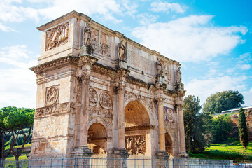 Traditional street view of old buildings. Is a city and special common in Italy. With 2.9 million residents. Rome, ITALY