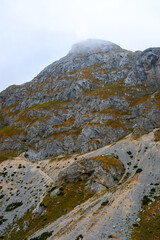 National park Durmitor Mountains in Montenegro.
