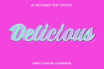 Delicious Text Effect