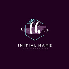 LH Beautiful handwriting logo or wedding monograms collection