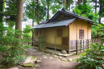 Takaoka, Japan 01 Aug, 2017- Zuiryuji Temple in Takaoka, Toyama, Japan. Zuiryuji Temple is National Treasures of Japan.