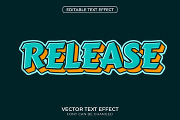 Release Text Effect